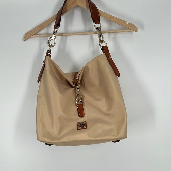 Dooney & Bourke Handbags - Dooney & Bourke Nylon Hobo Bag with two straps